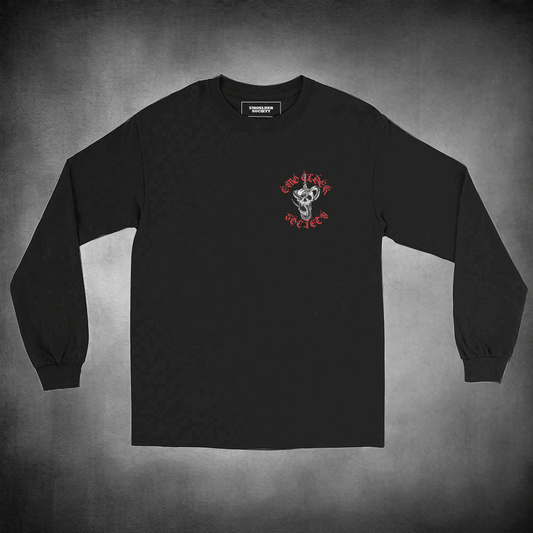 Death Web Long Sleeve Tee - Emo Elder Society