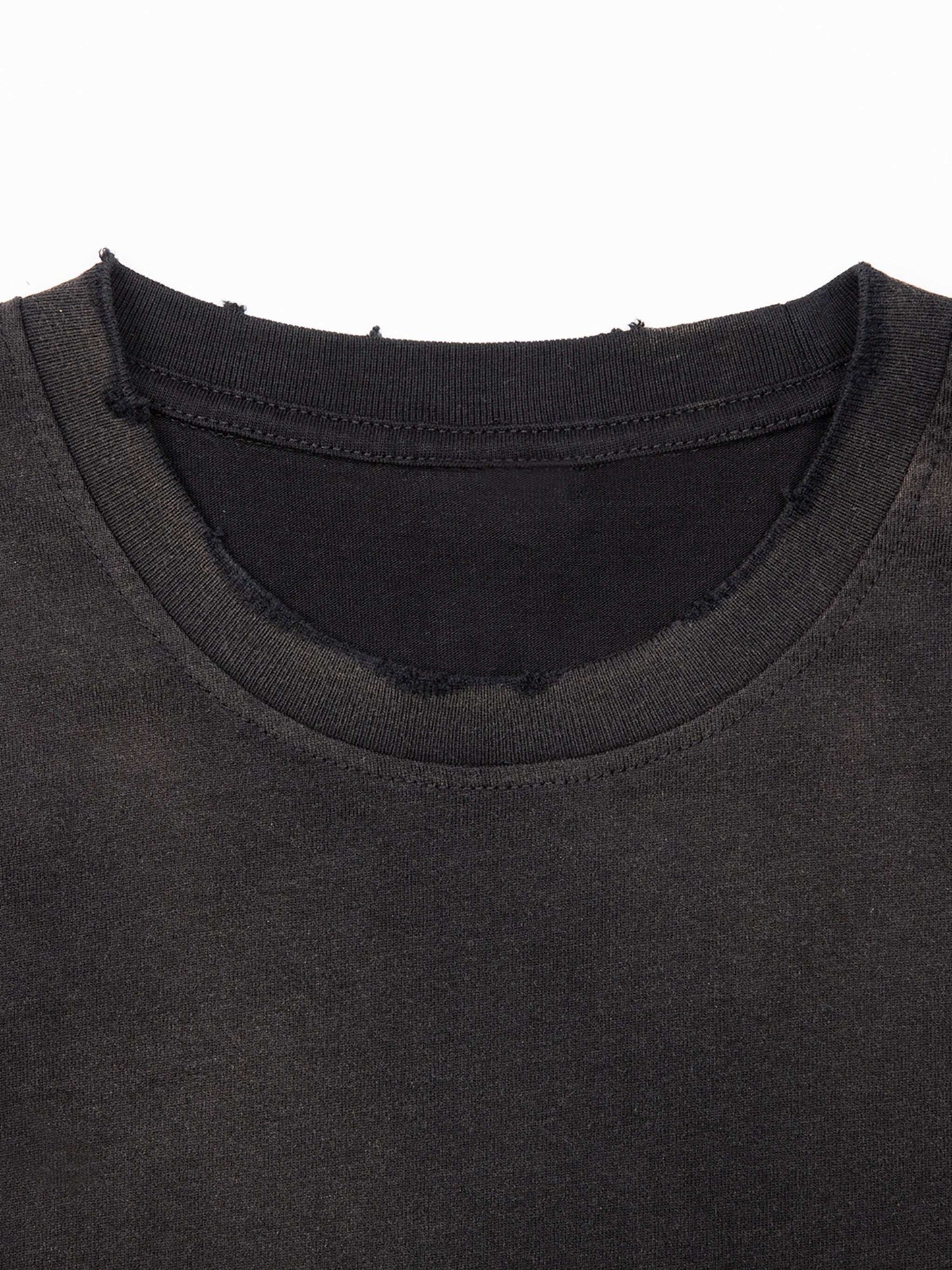 Emo Elder Society - Emo Kid Vintage Wash Frayed Tee - Emo Elder Society