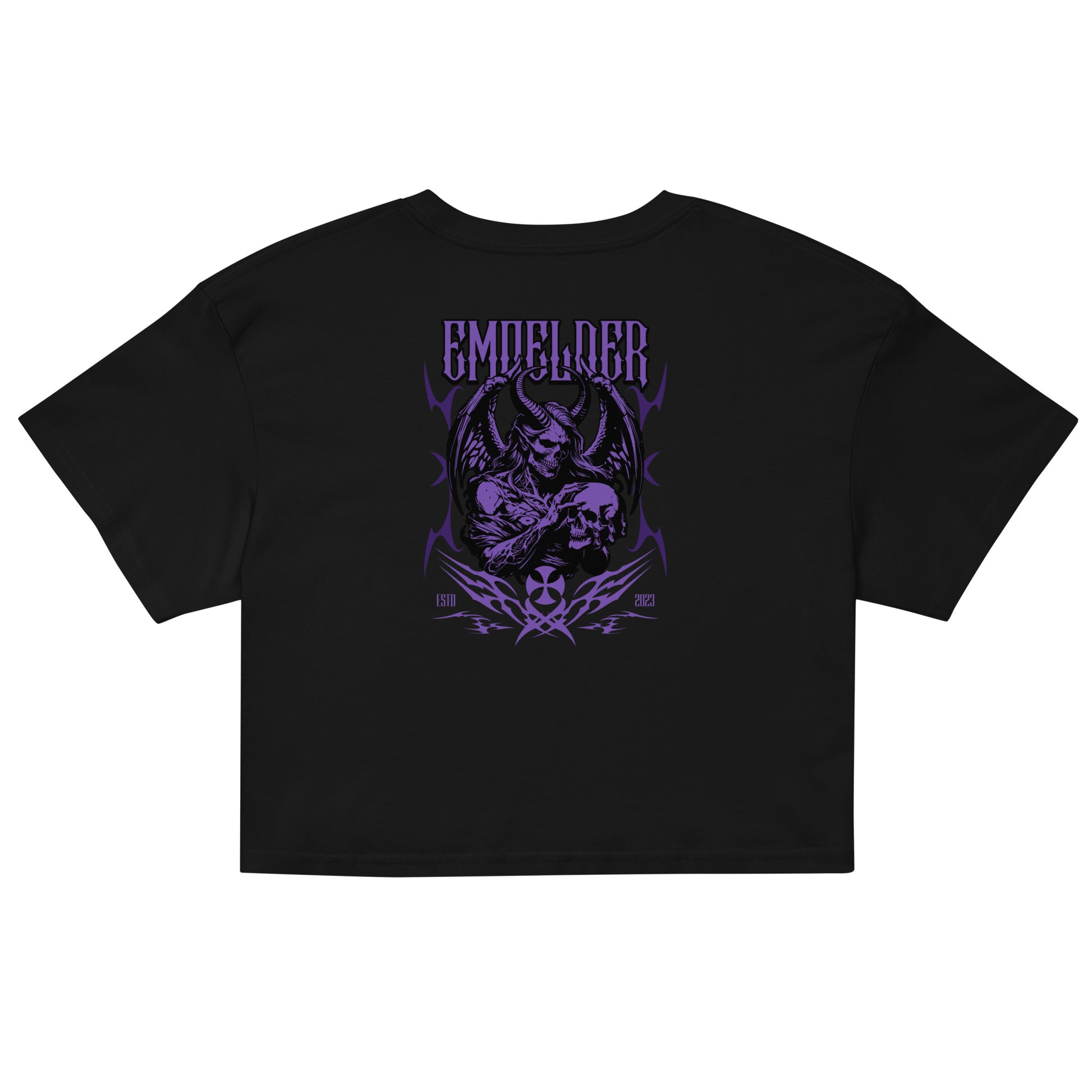 Emo Elder Society - Defiant Haze Cropped Tee