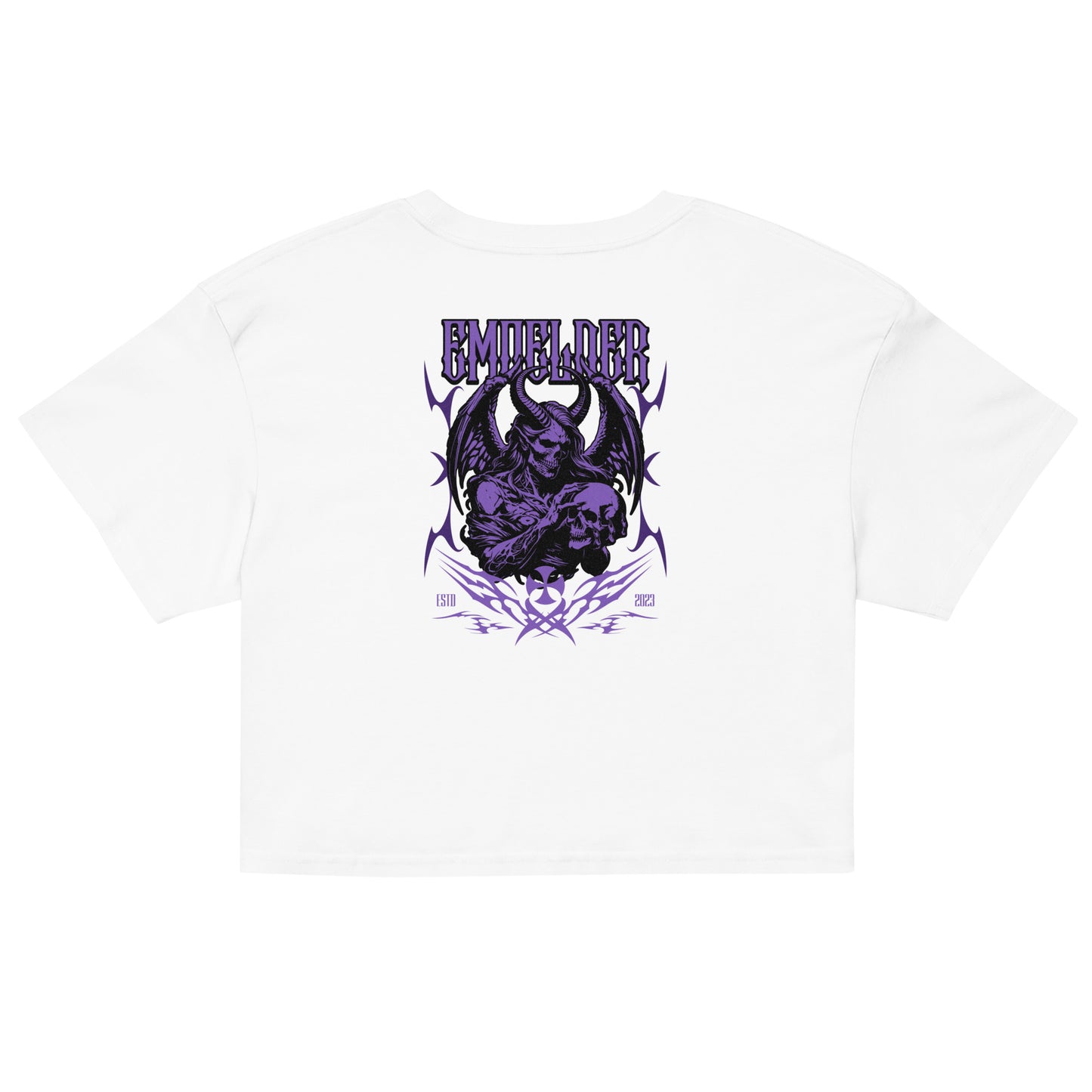 Emo Elder Society - Defiant Haze Cropped Tee