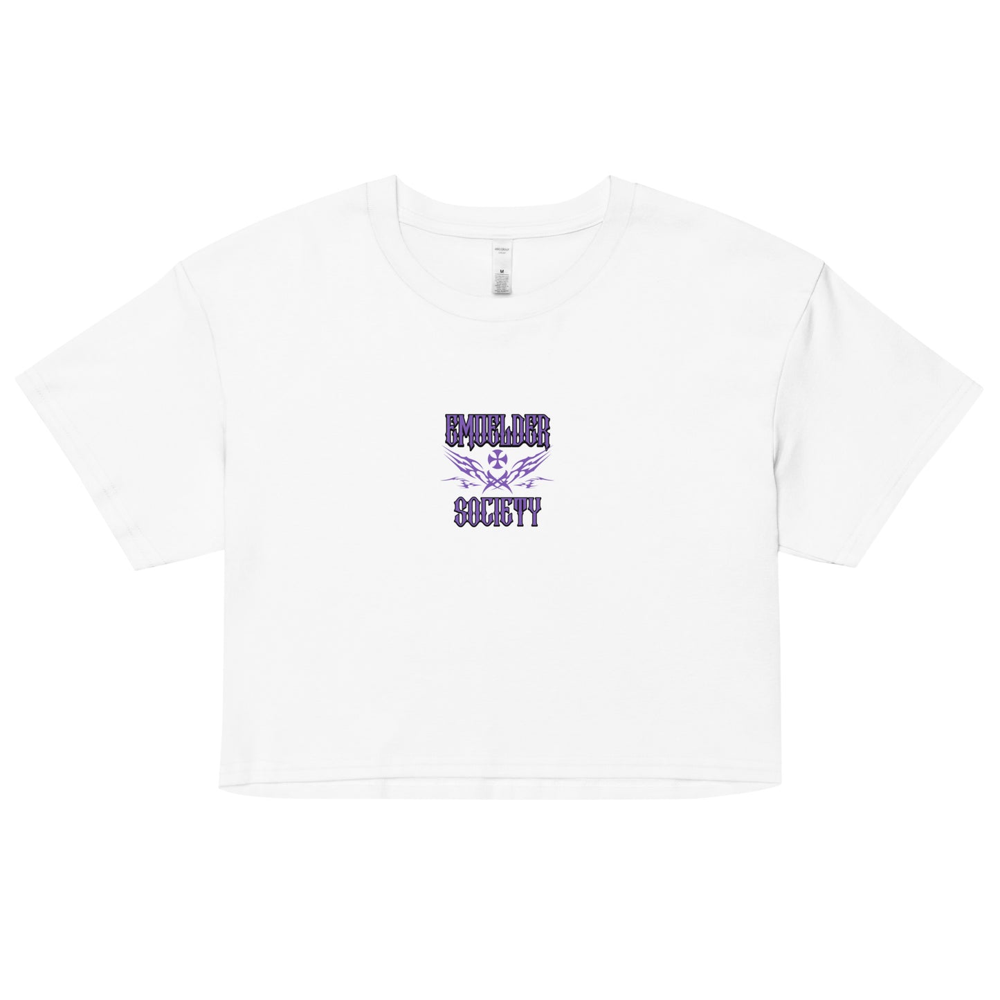 Emo Elder Society - Defiant Haze Cropped Tee