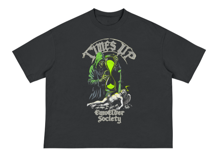 Times Up Boxy Tee - Emo Elder Society