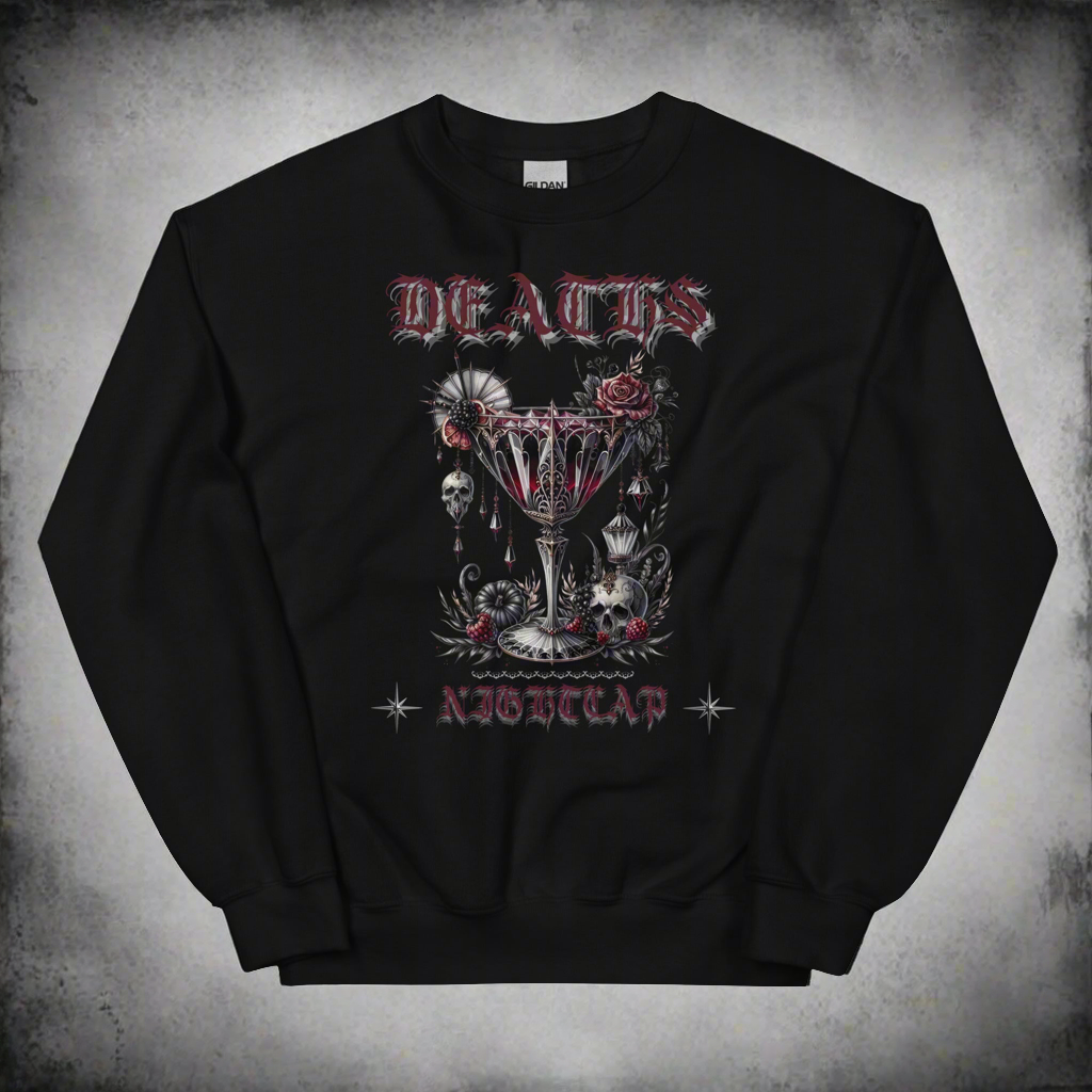 Deaths Night Cap Unisex Crew - Emo Elder Society