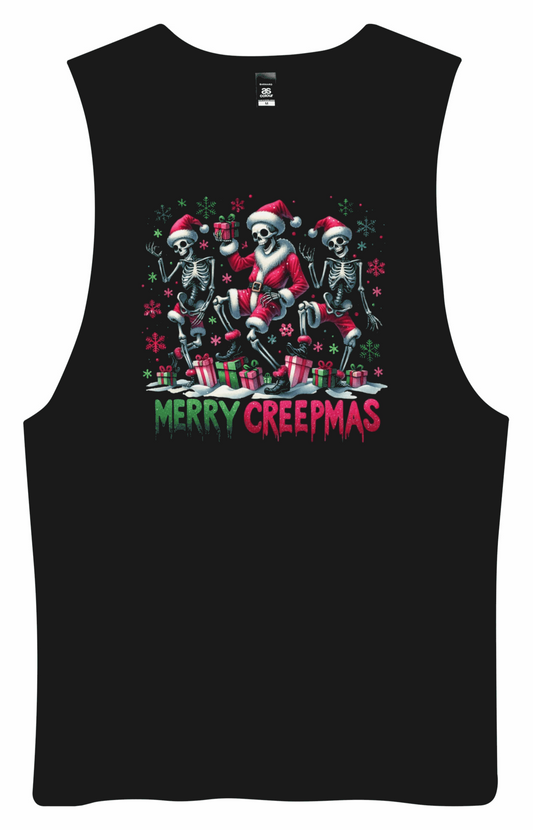 Merry Creepmas Unisex Tank - Emo Elder Society