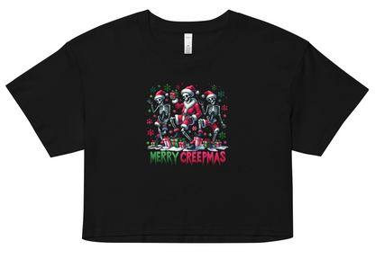 Merry Creepmas Women’s Crop Top