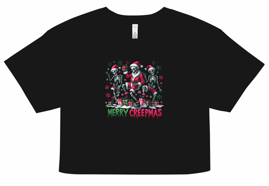 Merry Creepmas Women’s Crop Top - Emo Elder Society