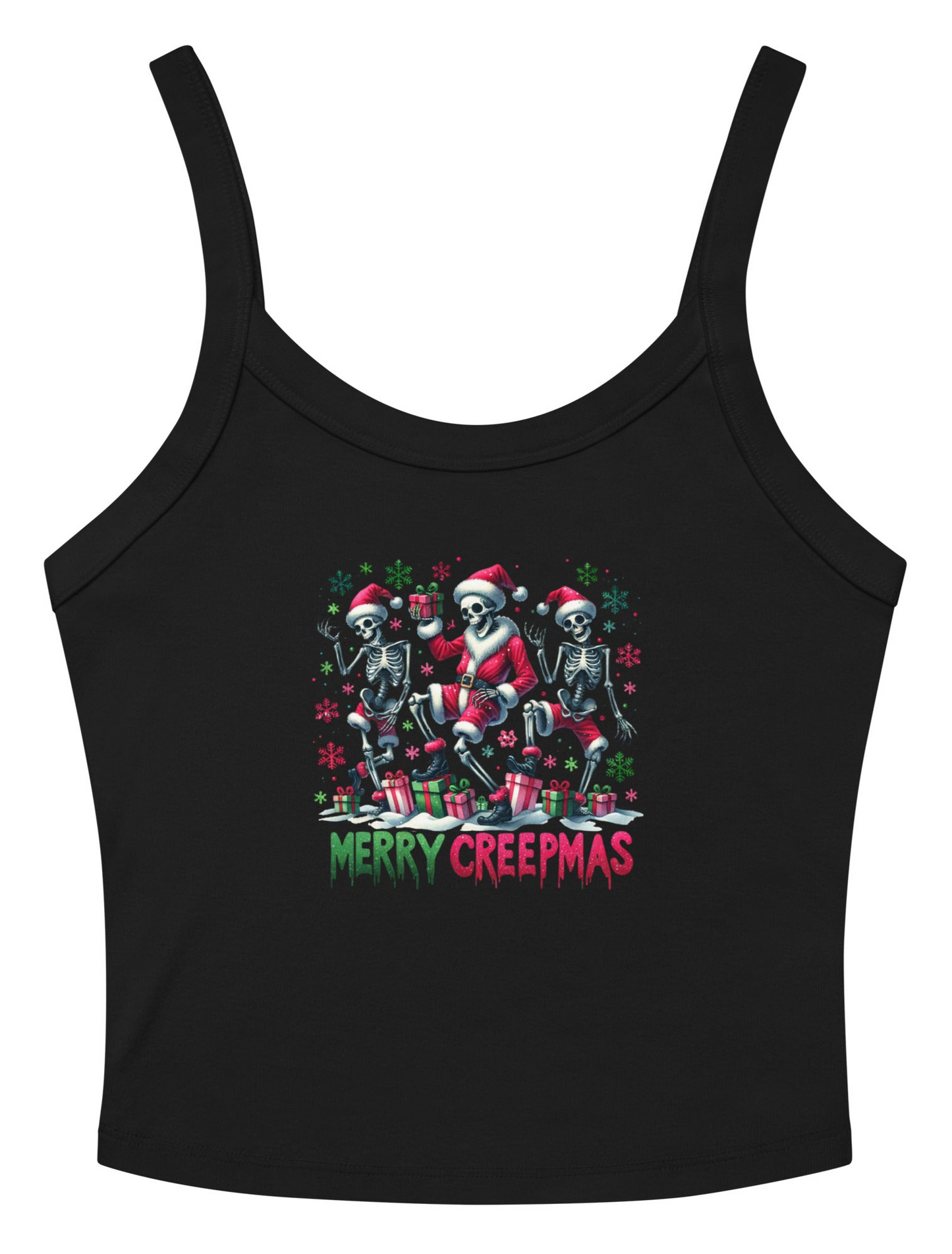 Merry Creepmas Women’s Micro-Rib Top