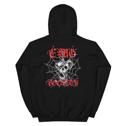 Death Web Unisex Hoodie - Emo Elder Society