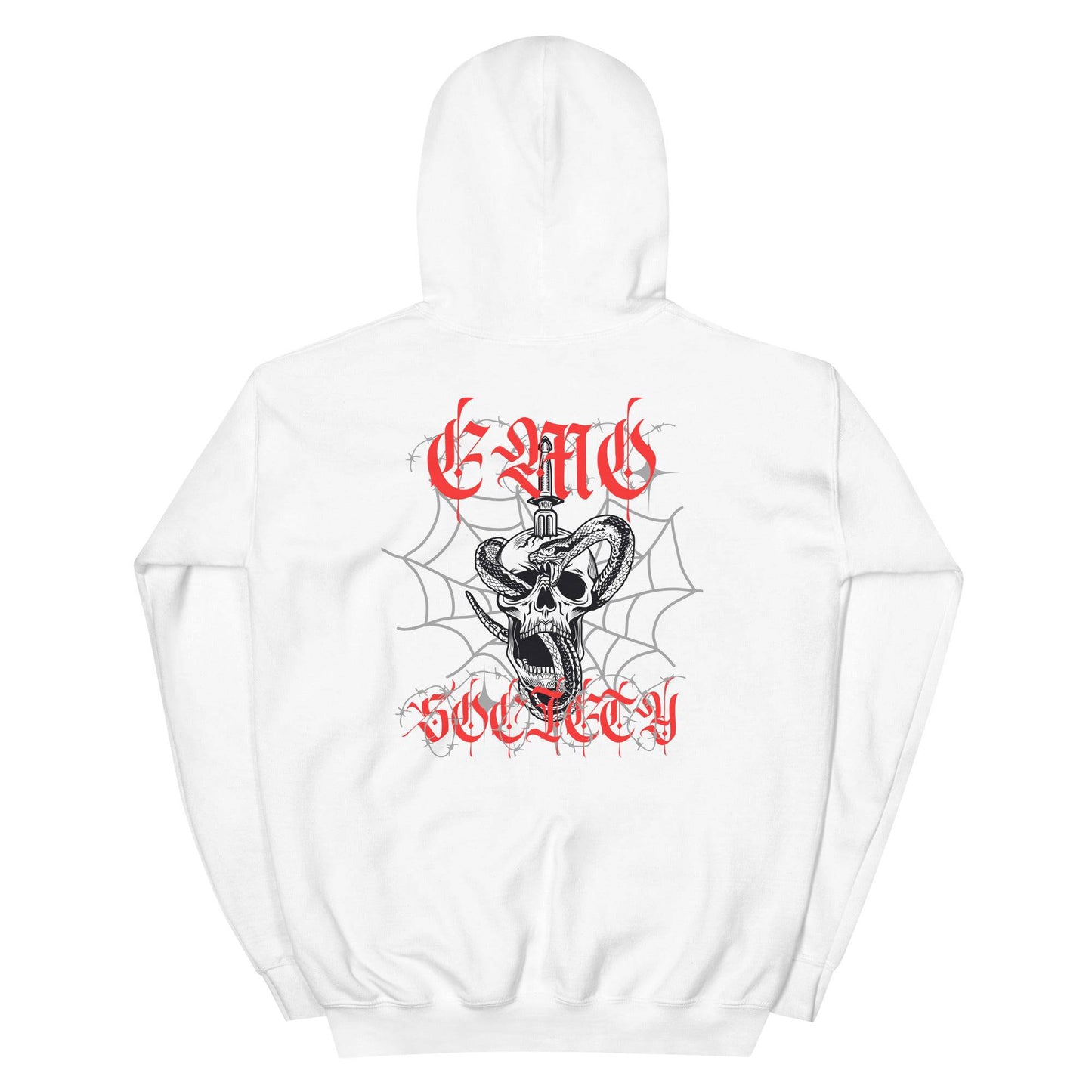 Death Web Unisex Hoodie - Emo Elder Society