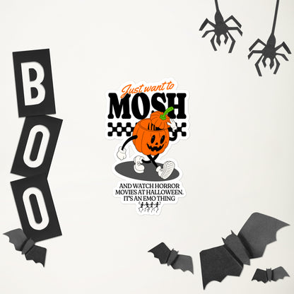 Pumpkin Mosh Kiss-Cut Sticker