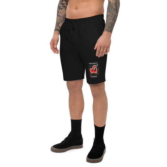 Heartbreak Society Men's Fleece Shorts - Emo Elder Society