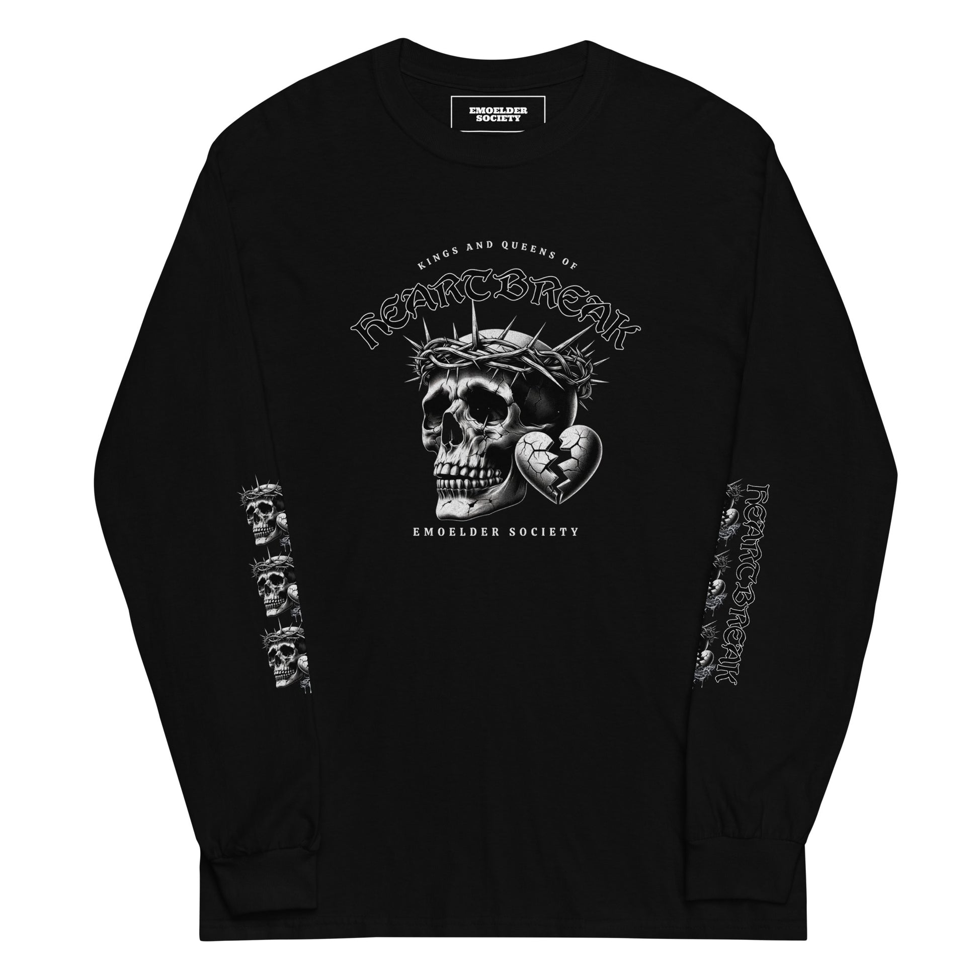 Heartbreak Long Sleeve Tee - Emo Elder Society