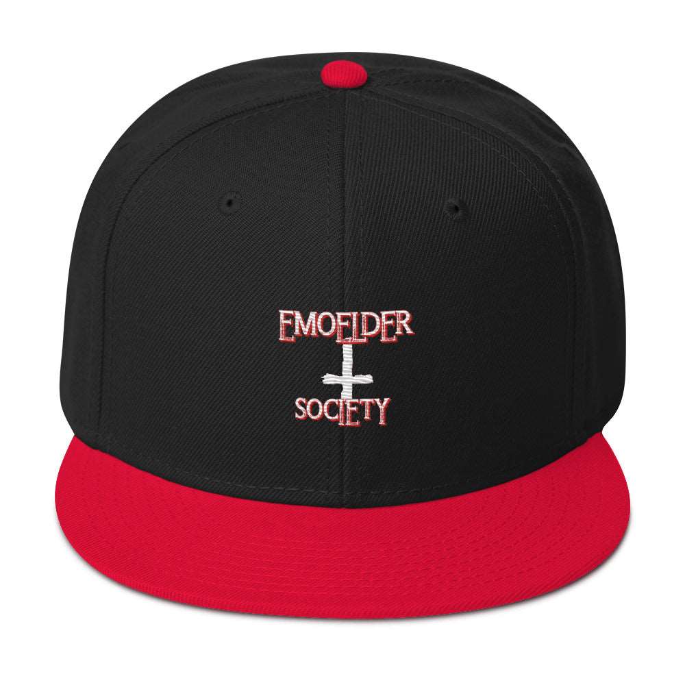 Emo Religion Snapback Cap - Emo Elder Society