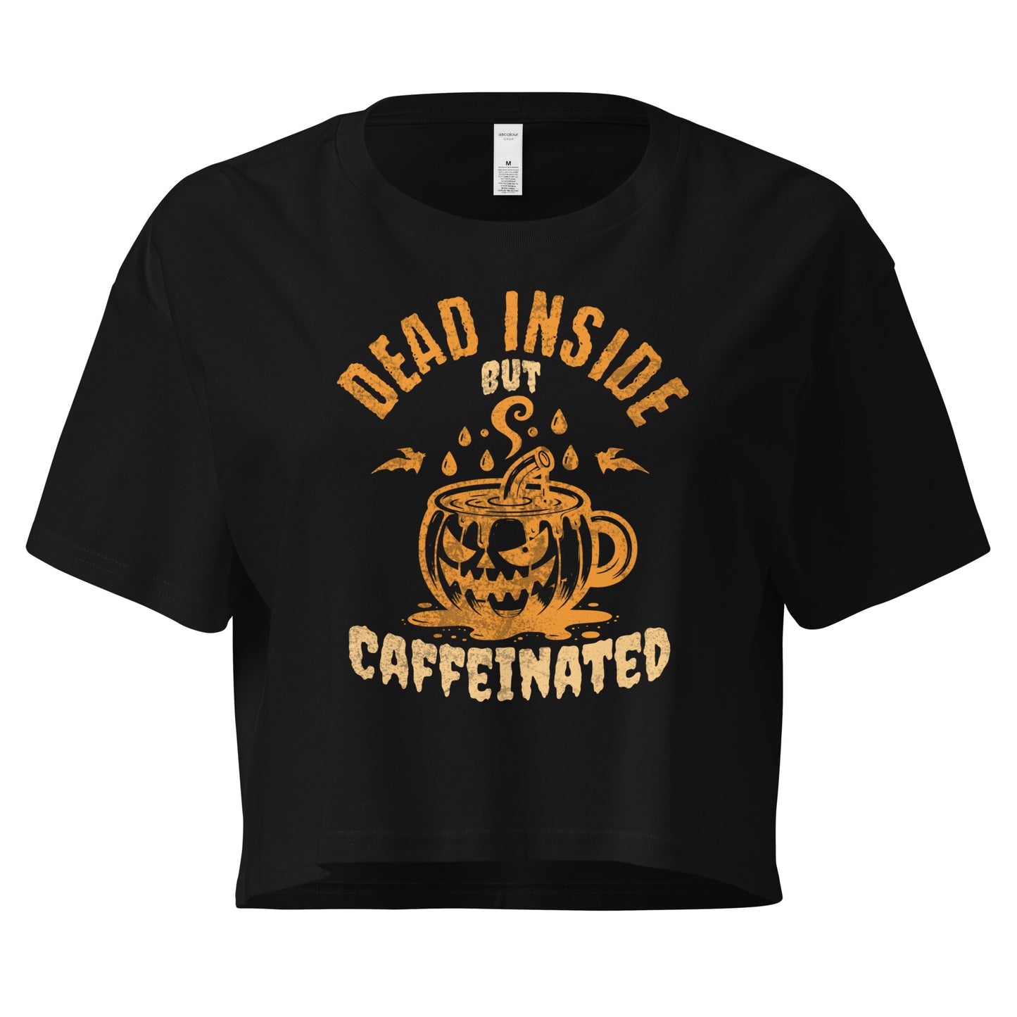 Deadly Caffeinated Women’s Crop Top - Emo Elder Society