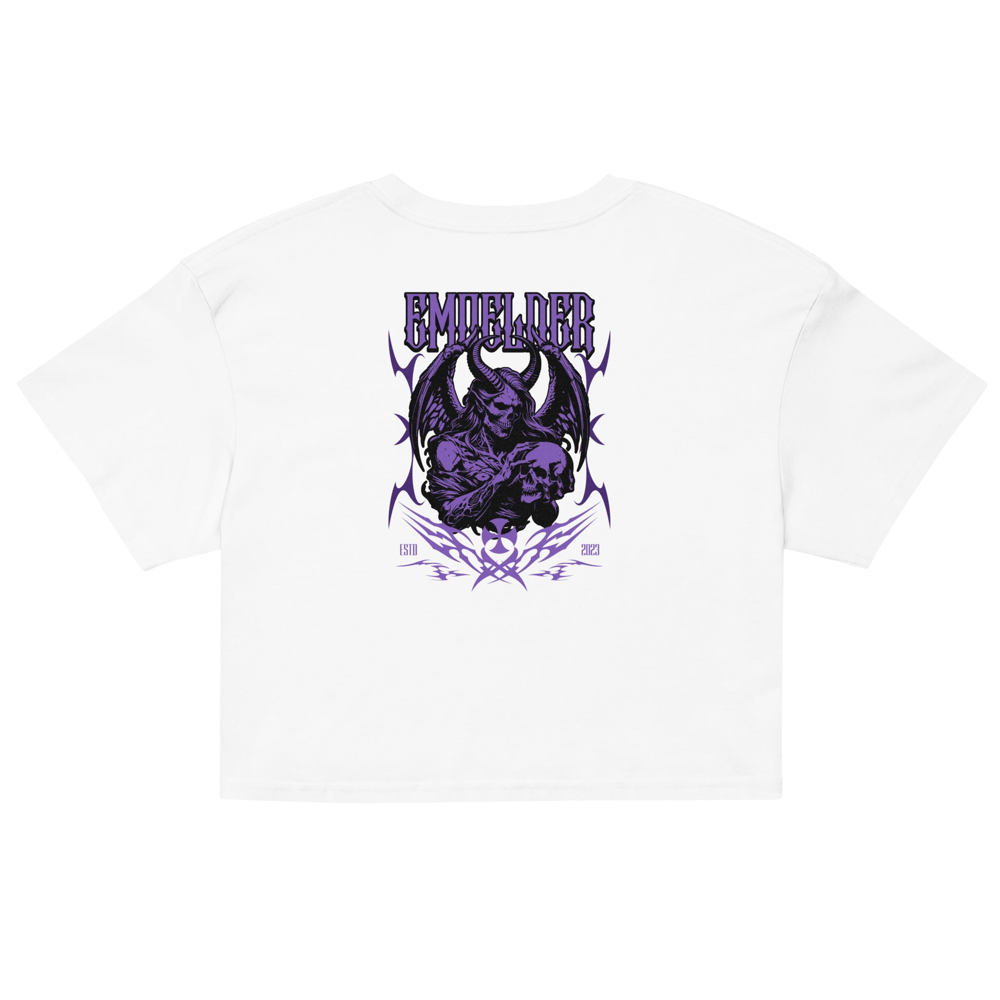 Emo Elder Society - Defiant Haze Cropped Tee