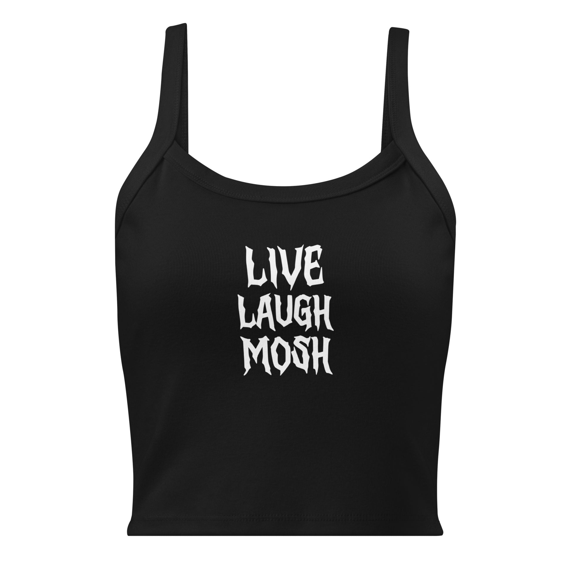 Emo Elder Society - Live Laugh Mosh Microrib Tank Top