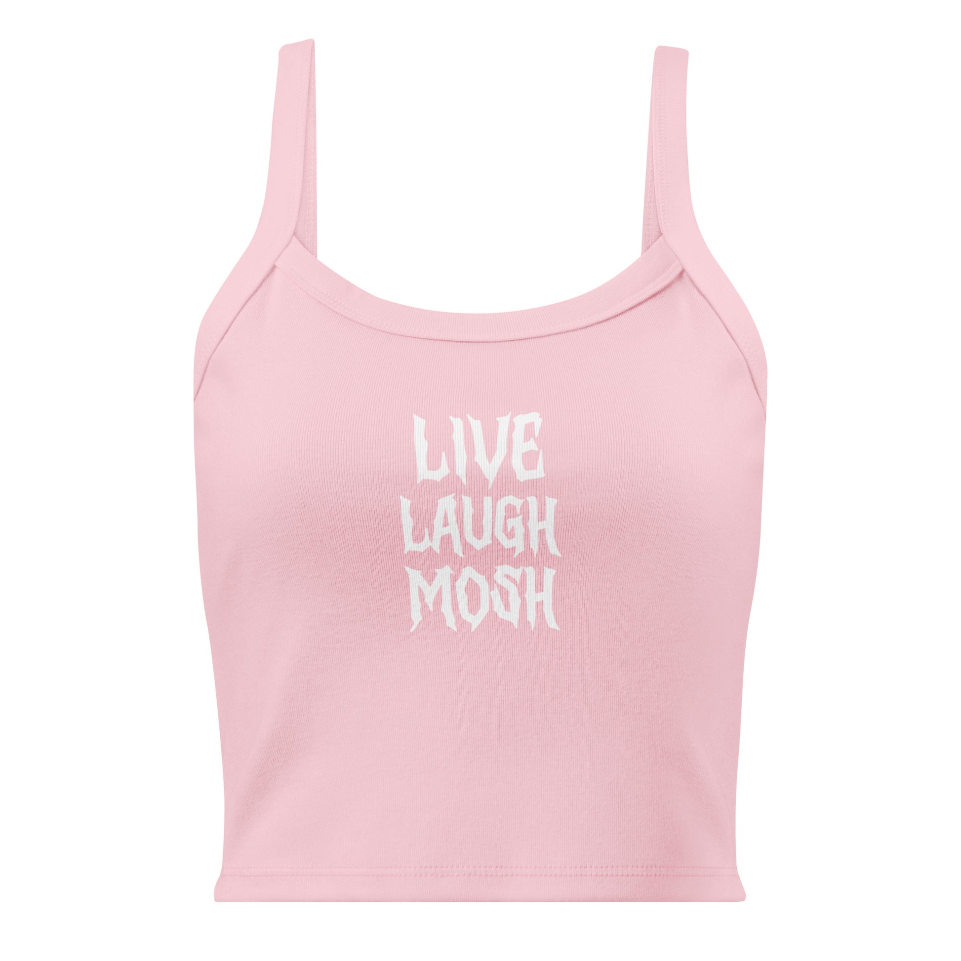 Emo Elder Society - Live Laugh Mosh Microrib Tank Top